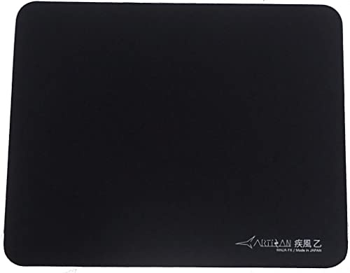 Artisan FX HAYATEOTSU NINJABLACK Gaming Mousepad with Smooth Texture and Quick Movements for pro Gamers or Grafic Designers Working at Home and Office (yX-Soft X-Large)