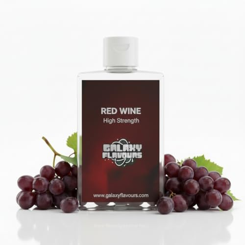 Red Wine Flavouring - High Strength Food Flavoring - 100ml Bottle - 250 Flavours.
