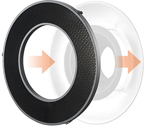 GODOX R200 RHC-30 - Cabezal de flash anular para AD200 AD200 Pr de 7 pulgadas con montaje Bowens para estudio fotográfico, luz estroboscópica estándar Speedlite Reflector