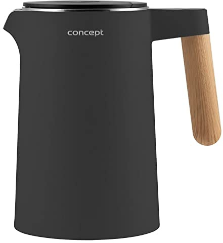Concept RK3302 Hervidor eléctrico de 1,5L con control de temperatura antracita