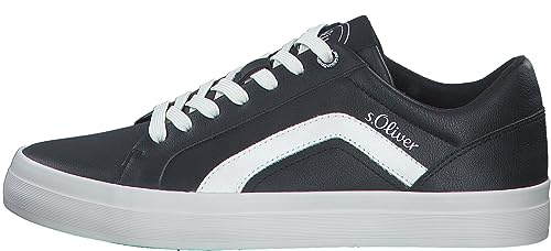 s.Oliver Herren Sneaker flach aus Kunstleder Freizeit