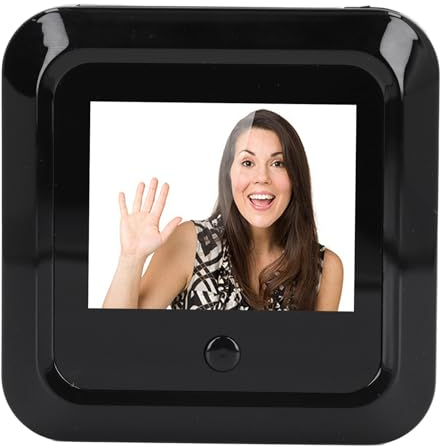 Spioncino Digitale, Telecamera Spioncino per Porta, Schermo LCD TFT HD 2,4 Pollici, Fotocamera 0,3 MP, Spioncino Grandangolare 95 Gradi, Spioncini per Porte per