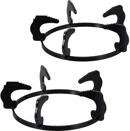 IMIKEYA 2pcs Round Gas Stove Rack Bracket Heat Resistance Stove Pot Stand for Kitchen Cooking Pan Holder Stand for Gas Hob