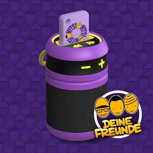 Galakto - Lecteur de Musique et de Jeu Audio pour Enfants pour la Maison et Les déplacements, édition Vos Amis, avec jeton « Hits!Hits!Hits!» - Prêt à écouter Partout sans Internet - Utilisation