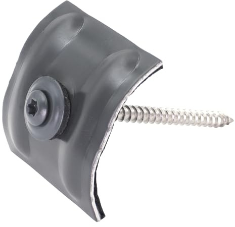 100 Stück Kalotten 18/76 Sinus + Spenglerschrauben 4,5 x 20mm in RAL 7016 | mit EPDM Dichtscheibe 15mm, Edelstahl A2 VA V2A