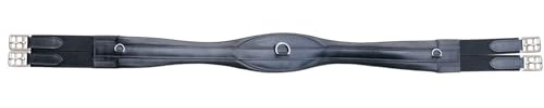 Euroriding Sattelgurt Calais Langgurt 3 D-Ringen schwarz Euro Club mit Elastik (135 cm)