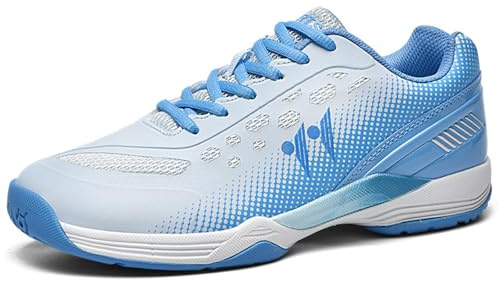Hiuzylqx Zapatillas Deportivas BáDminton Hombre, Interior Exterior Zapatos De Tenis Deporte, Fitness, Moda, Senderismo,C,36 EU
