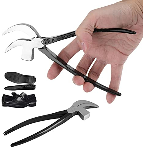 Cobbler Pliers, Steel Leathercraft Pliers Flatten Cobbler Pincers Leather Cutter Pincers for Shoemaking Leather Craft DIY Working Tool