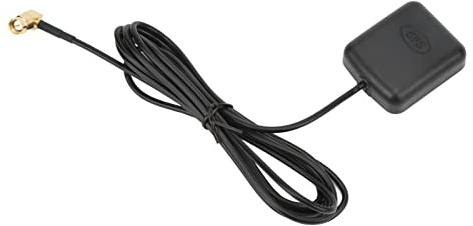 Fafeicy Antenne de Navigation Active, Matériau ABS, Gain 25 DBi, Positionnement Satellite Bimode pour Voitures et Ateliers Automobiles