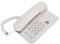 Telefono fisso con filo, portatile KX-T3026CID Telefono/Appeso a parete Chiamante per il commercio estero Piccolo telefono interno per hotel, casa, ufficio con linea telefonica britannica(bianca)