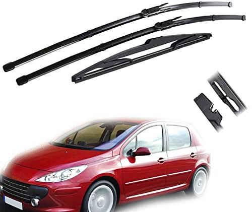28 26 14 Front- Und Heckscheibenwischerblätter Set Für Peugeot 307 2005 2006 2007 Front Heckscheibenwischer Windschutzscheibe
