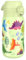 Ion8 Isolierte Edelstahl-Trinkflasche, 320 ml, Auslaufsicher, Einhandöffnung, Sichere Verriegelung, Spülmaschinenfest, Klappdeckel, Tragegriff, Leicht zu Reinigen, Langlebig, Dinosaurier Design