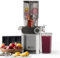 Anybear Estrattore di Succo, 200W Estrattore Masticatore, Estrattore a Freddo con Vano di Riempimento da 110 mm, per Frutta e Verdura Intera, Coclea Potenziata, Materiale Tritan, Senza BPA (Argento)