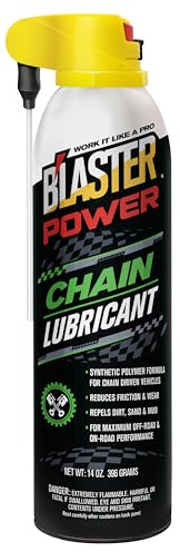 B’Laster Chain Lube – Compatible with All O, X, and Z-Ring Types – Reduces Friction & Wear, Protects from Rust – Use as Motorcycle or Bike Chain Lube – 14oz