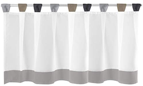 Arsvita Bistrogardine mit Schlaufen ca. 150x45 cm Auswahl: grau - schwarz