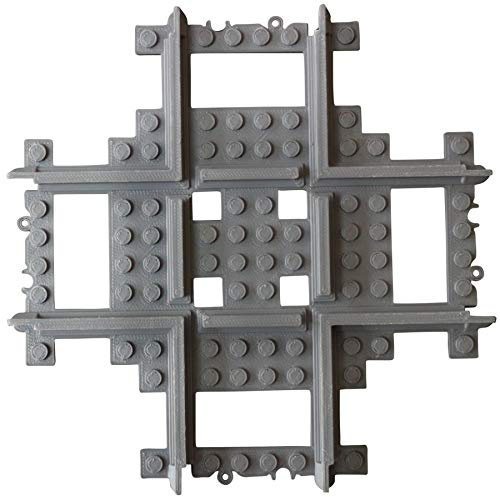 Mit kompatible, maßgearbeitete Kreuzungsschiene, Kreuzung mit geraden Schienen, Kompatibel mit führender Marke -Eisenbahnschienen und Sets, gerade