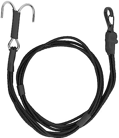 Kinetisches Seilwindenband auf Raupen, RC-Gurt, Abschleppseil, elastisch, mit Haken, für Auto 1/10 1/8 RC(schwarz)