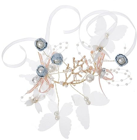 ifundom Hochzeit Handgelenk Blumenarmband Handgelenksblumen Für Die Hochzeit Die Blumen Braut Stirnband