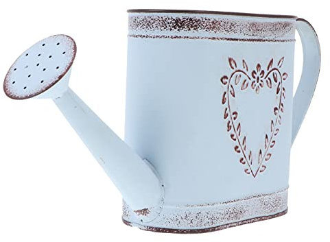 OFFSCH Regadera De Hierro Antiguo Maceta Decorativa Multifuncional para Decorar Jarrones y Regar Plantas