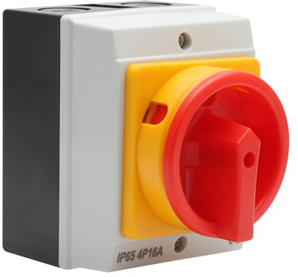 Drehschalter,Nockenschalter Motorschutzschalter 440v Hauptschalter 4 Polig Hauptschalter 440v Notausschalter Hauptschalters 4 Polig Maschinenschalter Not Aus Schalter Mig Switch