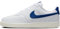 NIKE Court Vision Lo Nn, Sneaker Mujer, White Game Royal Sail, 38.5 EU