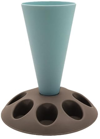 Nicear Soporte para manga pastelera, soporte de plástico para manga pastelera, kit para decorar tartas, soporte para rellenar mangas pasteleras con boquillas, accesorios para repostería