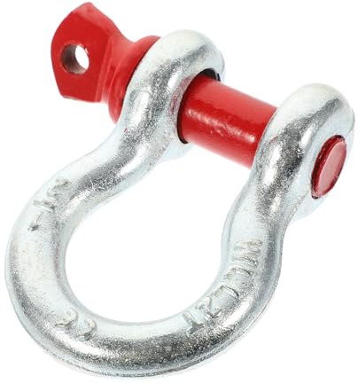 JEWEDECO Grillete de Ancla Galvanizado 1/2 de Acero Capacidad de 2 Toneladas, Estructura Simple y Seguro para Elevación y Descarga Rápida