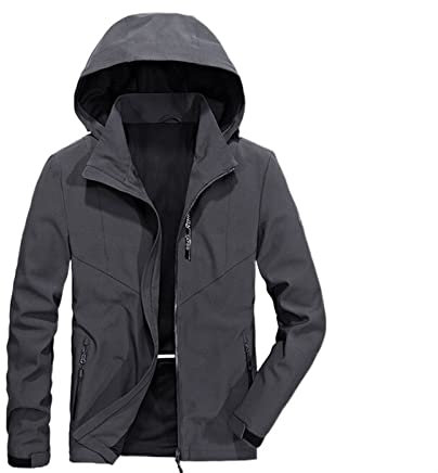 ETZRYSYB Chaqueta para hombre de defensa personal, ropa táctica Stealth, chaqueta anticorte, resistente a los puñaladas, antimordeduras, a prueba de espinas, camisetas de seguridad sin cortes, gris