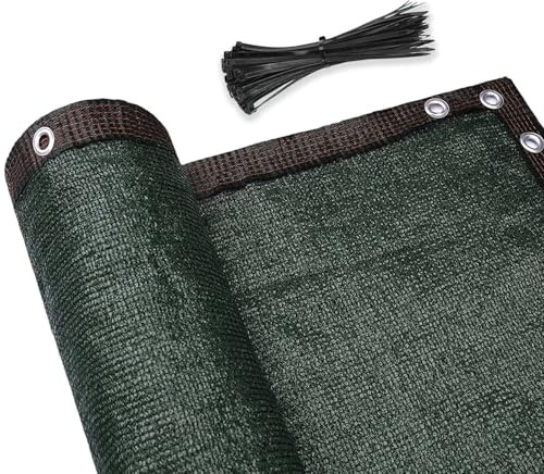 DELLNA Sichtschutz Garten, Zaunblende 2 x 15 m, Sichtschutz Zaun für Garten, Balkon und Terrasse, UV-resisten, Wetterfest, Sichtschutzzaun mit Ösen und Kabelbinder