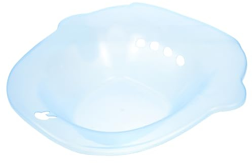 BESTYASH Sitzbadewanne für Erwachsene Tragbares Sitzbad aus Robustem Kunststoff Ergonomisch Geformt für Toiletten Vielseitig bei Dammbeschwerden Postpartum Pflege