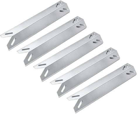 MonoSora 5 placas de calor de acero inoxidable para parrillas de gas, compatibles con modelos 2556, 2456, GAS2456AS, GAS2556AS, GAS1456ASO, GAS1456BSO, GAS9456AS/ASO, GAS9556AS/ASO, GAS2420AS, 15.53 x