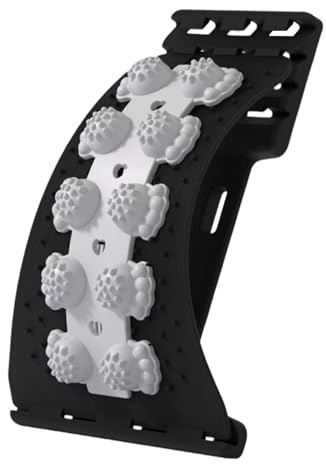 Ryggsträckare – 35 cm PP | Justerbar korsryggssträckare med noder | Ryggstöd | Spine | Cracker Board Massageverktyg | Ortopedisk bräda för hemmagym, dagligt välbefinnande