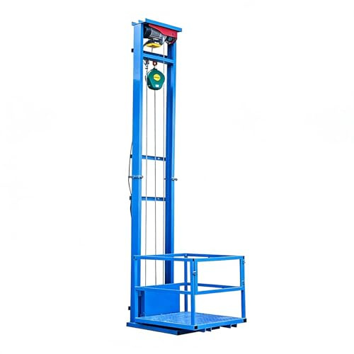 Elektrischer Lastenaufzug zur Wandmontage, 400 kg Tragkraft, Fernbedienung, elektrische Hebebühne für Zuhause, Lager, Fabrik, 22,9 FT Hubhöhe