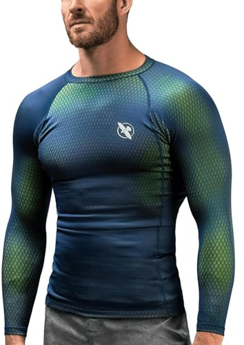 Hayabusa Fusion Rashguard - Blauw/Groen