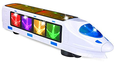 CYKT Train Toys, Beautiful 3D Lightning Electric Train, Creative Gift Toys for 3, 4, 5, 6 Year Old Boys