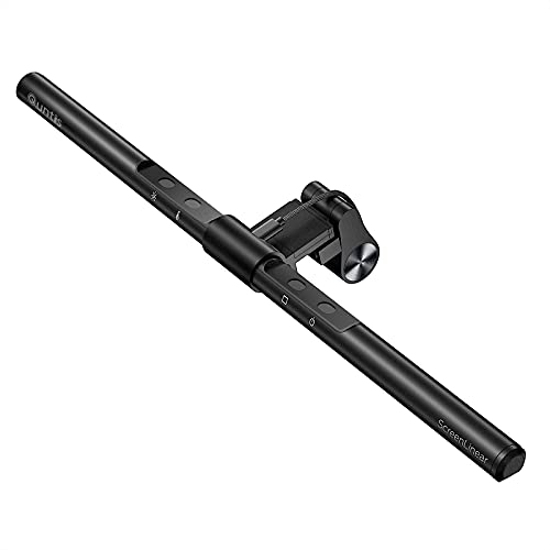 Quntis Wireless Monitor Light bar with Remote & Touch Control, 40cm PC Curved Computer Monitor Lamp Auto Stepless Dimming and Color Temperature, Eye Protect Desktop PC Screen Anti-Blue Light Bar