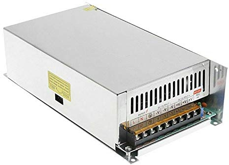 12V 50A 600W Power Supply Transformer, 110V AC to DC Converter Adapter, DC 12V Switching Power Supply for LED Strip, Motor Pump, CCTV Camera System, Radio, Car Stereo, 3D Printer