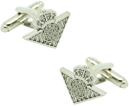 MasGemelos - Gemelos Real Betis Plateado Cufflinks