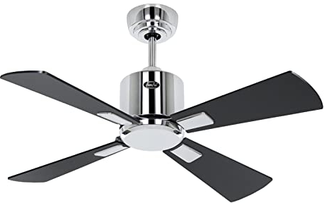 Deckenventilator Eco Neo III 92 CH Schwarz/Teak