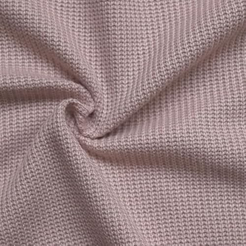 STOFFKONTOR Baumwoll Strickstoff Alt-Rosé Breite 140cm Meterware