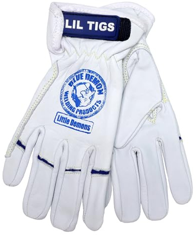Blue Demon Little Demons LIL TIGS Kids Welding Gloves, 2X-Small