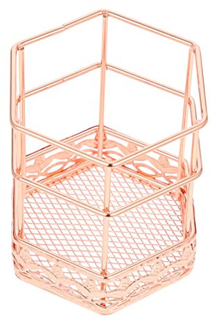 EXCEART Schreibtisch Stifthalter Aus Schmiedeeisen Pinselhalter Für Büro Und Zuhause Organizer Für Stifte Und Kleinigkeiten Exquisites Design Für Dekoration Und Aufbewahrung