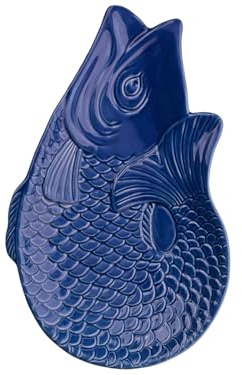 Giftcompany Monsieur Carafon Fisch Dekoteller Azure 25,3x16cm