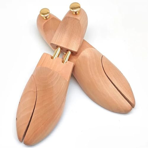 AYXAMO Schuhspanner Herren，Schuhspanner 1 Paar Holz verstellbare Schuhformer Herren Schuhspanner Keilstütze for Männer Boot Expander Gerät(43 44)