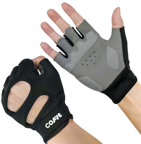 COFIT Atmungsaktiv Fitness Handschuhe, rutschfest Trainingshandschuhe Damen und Herren mit Handgelenk Unterstützung Gewichtheben Handschuhe für Gym Übung, Krafttraining, Bodybuilding
