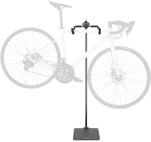 Depisuta Portabiciclette, portabiciclette verticale autoportante, in acciaio ad alta durezza, portabiciclette a gravità regolabile,per bici da 26-29 pollici, da strada e da montagna