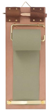 Vintage Klemmbrett zum Aufhängen von Memotafeln, 1 Satz | Papierrollenhalter, Wandmontierter Papierrollenhalter, Notizzettelhalter