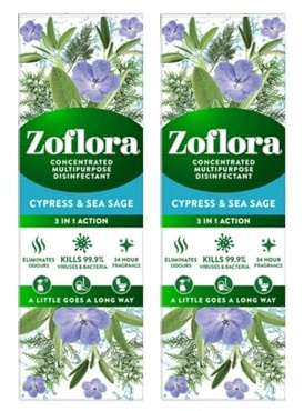 Zoflora Mixed Pack Assortment 1 x 120ml, Concentrated 3-in-1 Multipurpose Disinfectant – Fragrances May Vary Kills 99.9% of Bacteria & Viruses