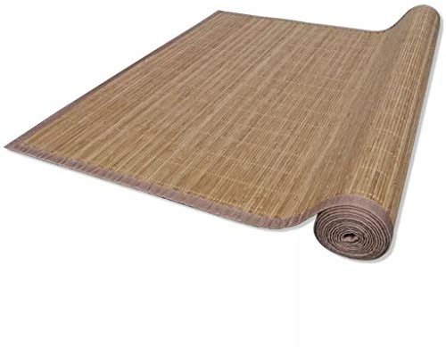 matta bambu 160 x 230 cm bambumatta vardagsrumsmatta badrumsmatta bambumatta brun
