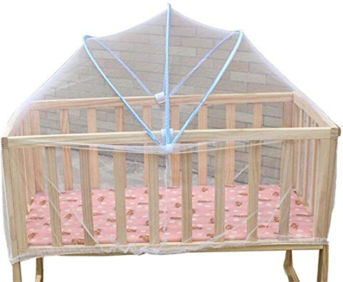 ITODA Mückennetz Babybett Moskitonetz Baby Insektenschutz Universal Fliegennetz Kinderbett Insektenabwehr Betthimmel Insektennetz mit Gummizug Mosquito Net Moskitoschutz für Reisebett Babywiege